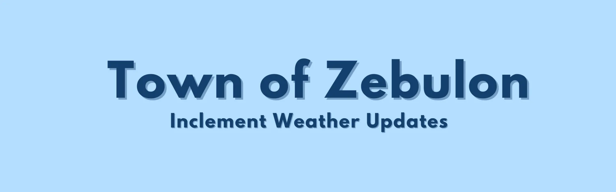 TOZ Inclement Weather Graphic