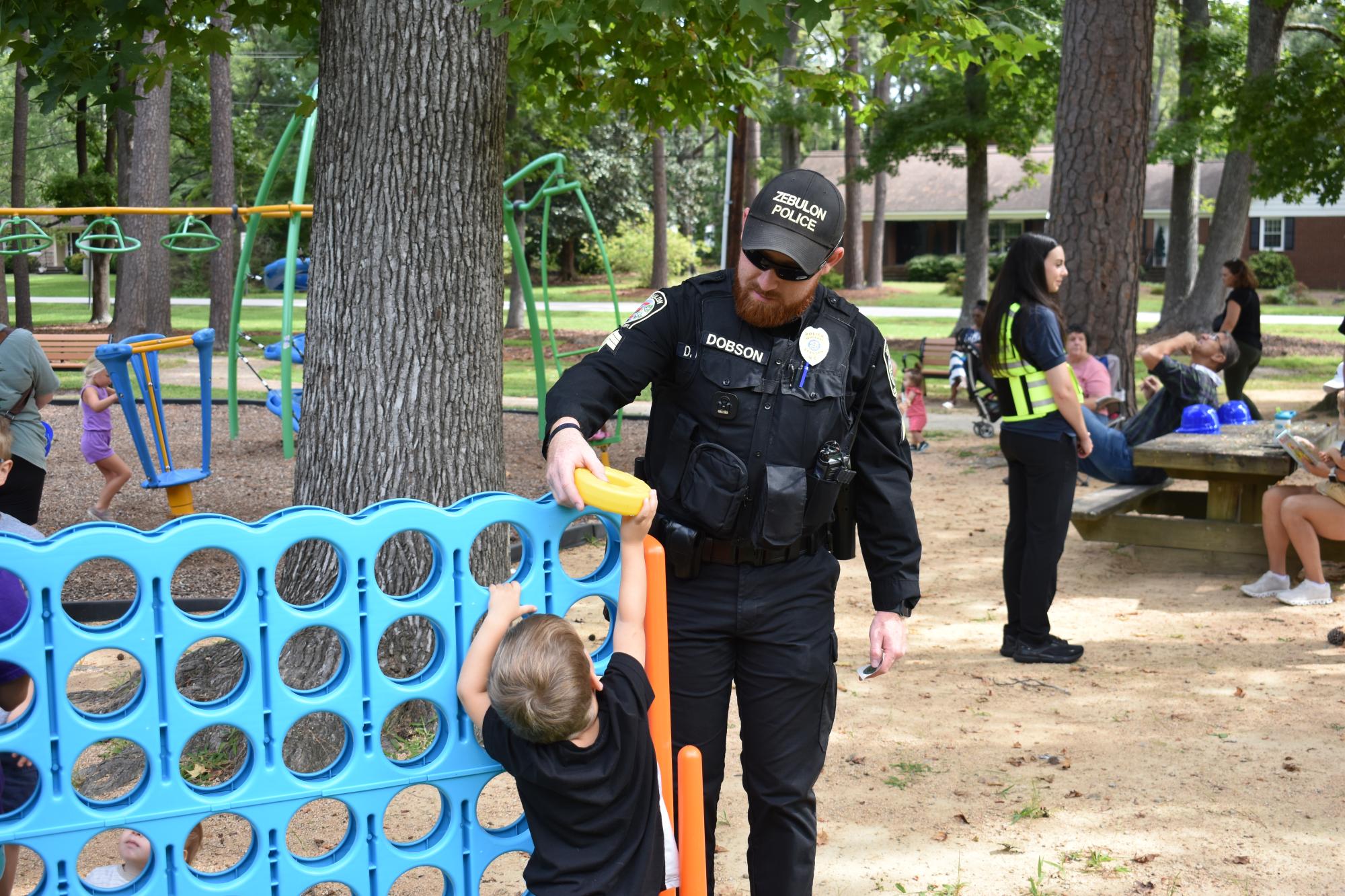 ZPD officer at Whitley Park